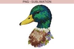 Mallard duck png design for T-shirts Product Image 2
