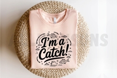 Bold Graphic Illustration Featuring Fishing Elements Perfect Product Image 2