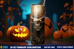 Halloween Tumbler Sublimation Wraps, Tumbler Halloween Product Image 2