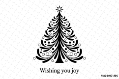 Wishing you joy Svg | Christmas Svg | Svg Cut Files Product Image 1