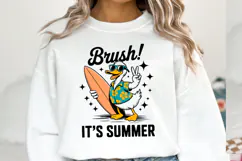 Brush It's Summer svg | Svg Files for Cricut | Shirt Svg Product Image 2