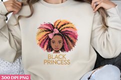Black Princess PNG, Black History Month Sublimation PNG Product Image 1