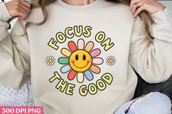 Focus on the Good PNG, Retro Valentine Sublimation PNG Product Image 2