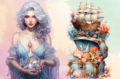 Mystical Sea Sublimation Clipart Bundle, Mystical Sea Sublim Product Image 3