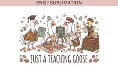 Teaching goose png design for T-shirts Product Image 2