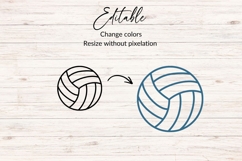 Volleyball SVG, Sports SVG Product Image 2