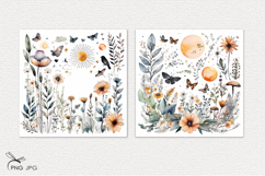 Boho Wildflowers Digital Paper Product Image 2