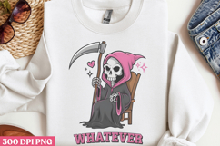 Whatever PNG, Cute Grim Sublimation PNG Product Image 3