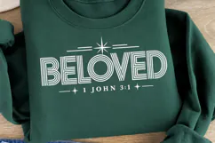 Beloved 1 John 3:1 Christian PNG, Beloved Bible Verse Faith Product Image 2