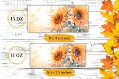 Sunflowers Mug Sublimation, Fall Mug Sublimation Design Product Image 2