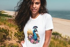 Peacock Flowers Clipart Product Image 2