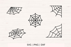Spiderweb SVG PNG DXF Bundle Halloween Clipart Product Image 2