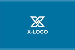 Geometric Letter X Logo Design Vector Product Image 2