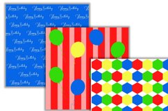 Birthday Party Digital Papers Product Image 2