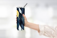 Abstract Shapes And Leaves Tumbler Wrap Sublimation Product Image 2
