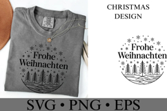 Frohe Weihnachten Svg | Christmas svg | Shirt Svg Product Image 1