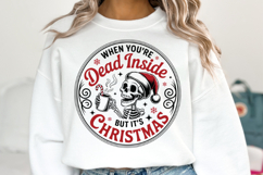 Dead Inside But It&#039;s Christmas Svg | Christmas | Shirt Svg Product Image 1