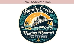 Family Cruise PNG | Cruise Vacation Design | Cruise Ship Product Image 2