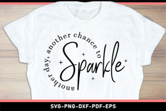 Sparkle SVG, Inspirational Quotes SVG Product Image 1