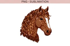 Horse head png design for T-shirts Product Image 2
