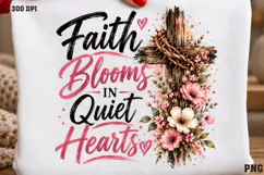Held Together by Gentle Grace Shirt PNG, Colorful Christian Product Image 2