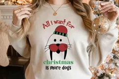 All i want for christmas is more dogs SVG, Christmas Dog SVG Product Image 2