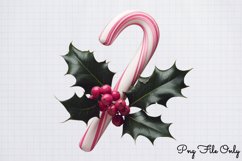 Retro Christmas Sublimation Clipart PNG Product Image 1