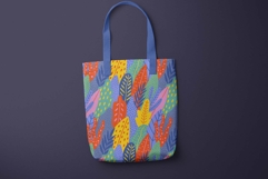 Bright Tropical Leaf Pattern Product Image 2