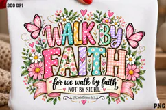 Grace Bloom in Grace Shirt Design, Christian Floral Butterfl Product Image 2