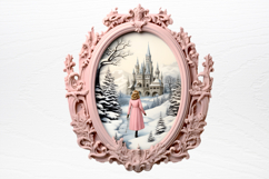 Vintage Pink Christmas Clipart Product Image 2