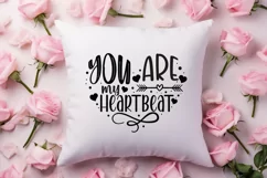 You are my heartbeat SVG, Valentine's Day SVG Product Image 2