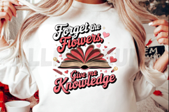 Forget The Flowers Give Me Knowledge Book Illustration Product Image 2