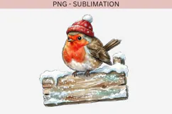 Christmas peeking character png design for T-shirts Product Image 2