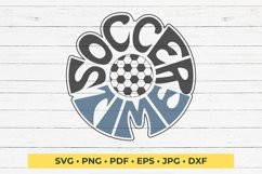 Soccer time Word Art SVG cut file Product Image 2