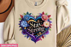 Stay strong. PNG, Motivational Sublimation Quotes P Product Image 2