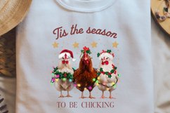 Tis the season to be chicking Sublimation PNG Product Image 1