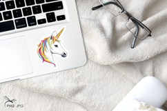 Cute unicorn stickers- 6 Variations Product Image 2