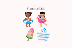 Cute Kids Summer Clipart Product Image 2