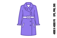 Colored Coat Icon Product Image 1