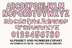 Baby Girl Alphabet, baby girl letters doodle, baby clipart Product Image 2