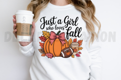 Just a Girl Who Loves Fall PNG, Autumn Png Design Product Image 2