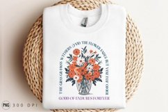 Vase Of Flowers Graphic Sublimation Png Product Image 3