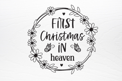 Christmas in Heaven memorable SVG Product Image 2