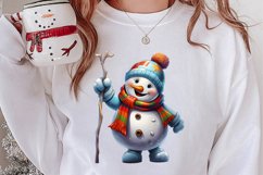 Funny Snowman Sublimation Clipart, Christmas PNG Product Image 2
