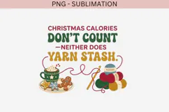 Christmas crochet png design for T-shirts Product Image 2