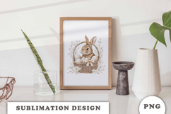 Watercolor Easter Bunny png Product Image 2