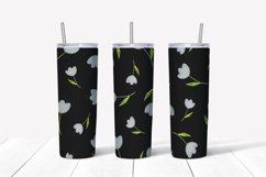 Flowers Skinny Seamless Tumbler Sublimation Wrap Bundle Product Image 2