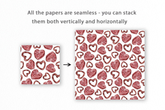 Sweets Heart Seamless Pattern, Valentines Digital Paper Product Image 2