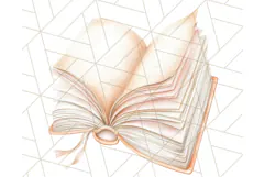 Cozy Book Lover Clipart PNG, Aesthetic Reading Graphics Product Image 2