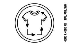 Recycled Textile Icons Product Image 1